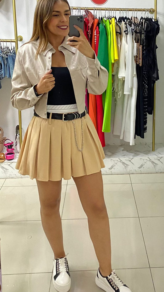 Falda Tableada